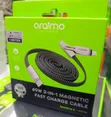 Oraimo SpeedLine 4 OCD-176 60W 2-in-1 Magnetic Fast Charging Cable - 1
