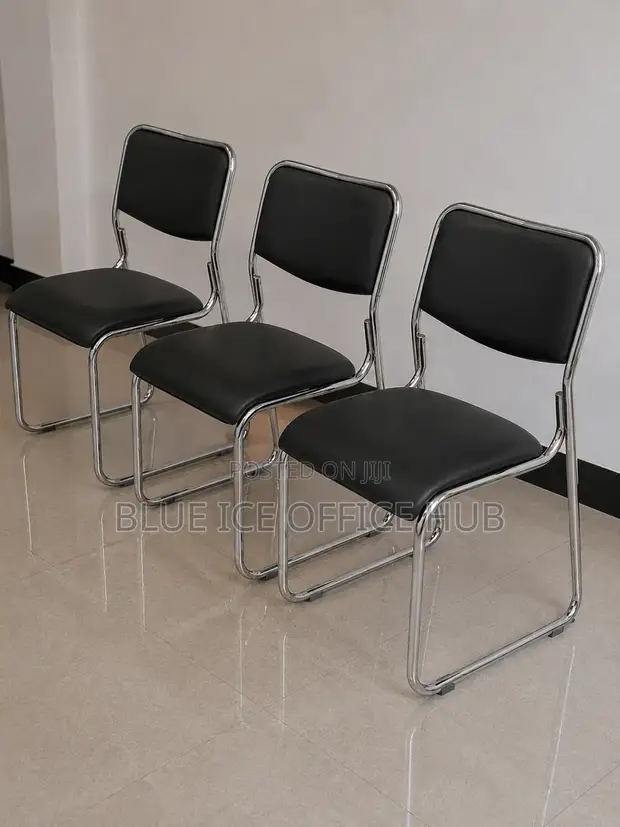 Blue's Iceoffice Black Visitor Chairs (Set of 4) - 1