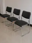 Blue's Iceoffice Black Visitor Chairs (Set of 4) - 1