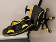 Black & Yellow Gaming Chair with Footrest & Lumbar Support - 5