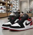 Air Jordan 1 Low Red Toe Sneakers - 2