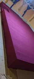 Grey and Maroon Delta Carpet - Wall to Wall Flooring - 2
