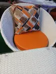 Elegant Large Rattan Chairs and U-Shaped Table Set - 5