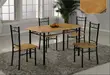 High Quality 4 Person Dining Set with Wooden Top - 3