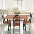 High Quality 4 Person Dining Set with Wooden Top - 4