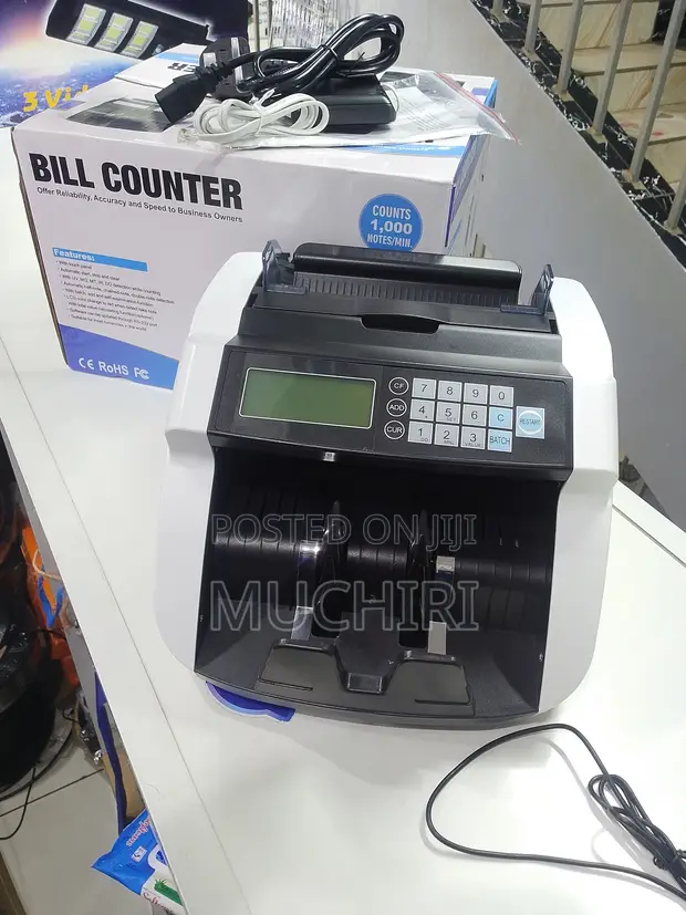Automatic Banknote Counting Machine - Multicurrency Bill Counter - 1