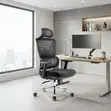 Executive Orthopedic Office Chair with Adjustable Armrests - 4