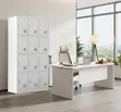 12 Locker Steel Office Industrial Cabinet - 1