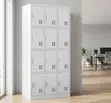 12 Locker Steel Office Industrial Cabinet - 5