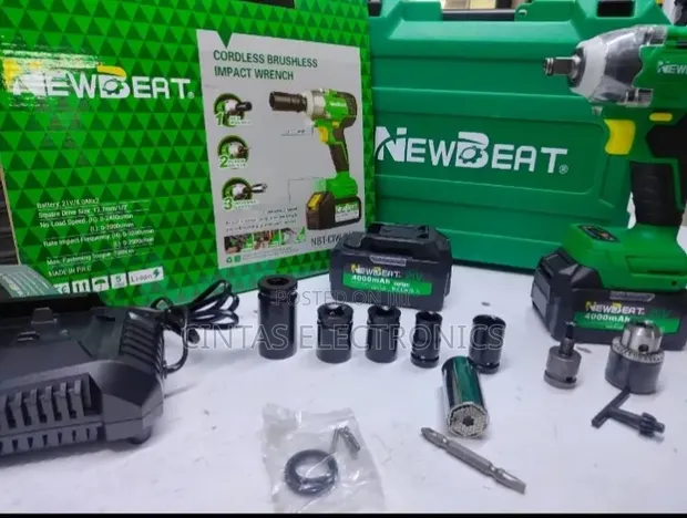 Newbeat 21V Cordless Brushless Impact Wrench - 1