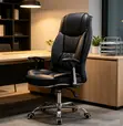 Executive Ergonomic Leather Office Chair - 5