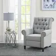 Premium Upholstered Accent Chair - Red Velvet - 1