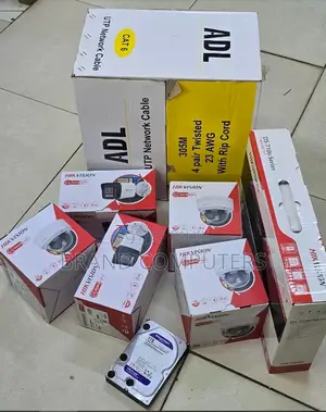Hikvision 4-Channel IP Camera Set with Audio