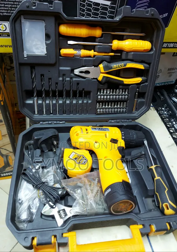 Ingco Cordless Drill Tool Kit 20V - 1