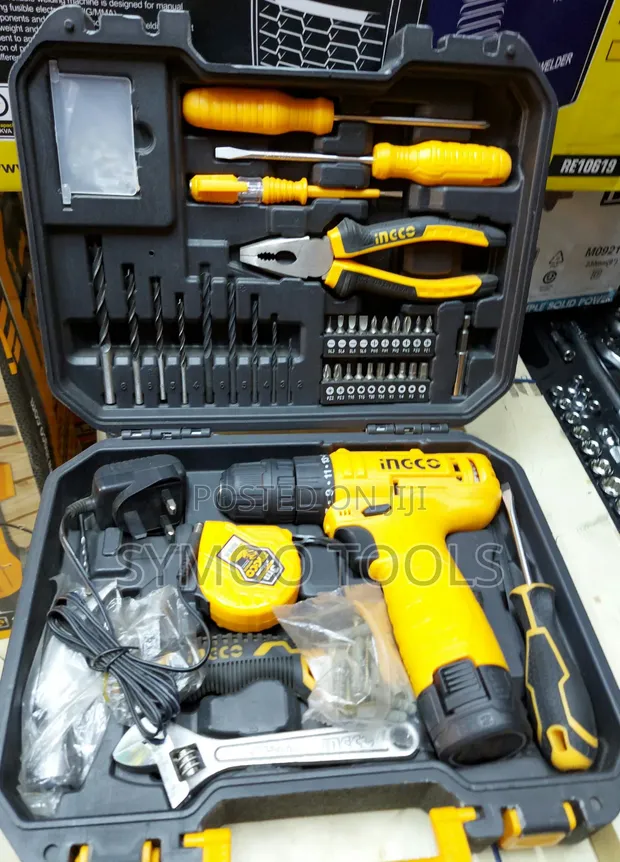 Brand New Ingco Cordless Drill Tool Kit - 1