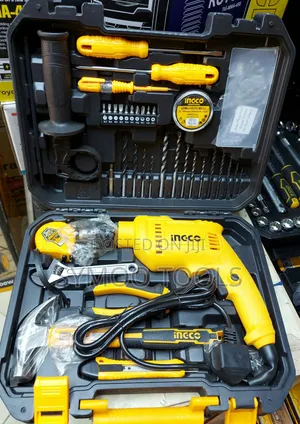 Ingco 68-Piece Electric Impact Drill Toolset