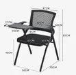 Black Foldable Study Mesh Office Chair - 2