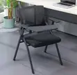 Black Foldable Study Mesh Office Chair - 3