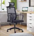 Adjustable High Back Office Chair with Headrest - 1
