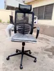 Adjustable High Back Office Chair with Headrest - 2