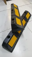 Heavy-Duty Rubber Car Parking Wheel Stoppers - 3