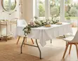 Foldable White Garden Table - 4