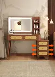 Brown Imported Dressing Unit - 5