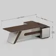 Imported 180cm Executive Workstation Desk - 1
