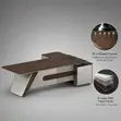 Imported 180cm Executive Workstation Desk - 4