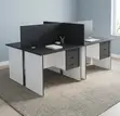 4-Seater Local Office Workstation - Brand New - 1