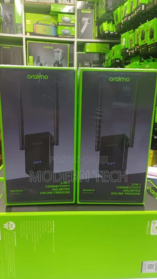 Oraimo SpeedLink OSH-014A 300Mbps WiFi Repeater/Extender - 1