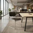 Office Visitor Chair - Leather, Sled Base - 1