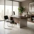 Office Visitor Chair - Leather, Sled Base - 5