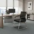 Mid Backrest Mesh Office Chair - Black - 1