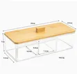 Acrylic Organizer with Bamboo Lid - 1