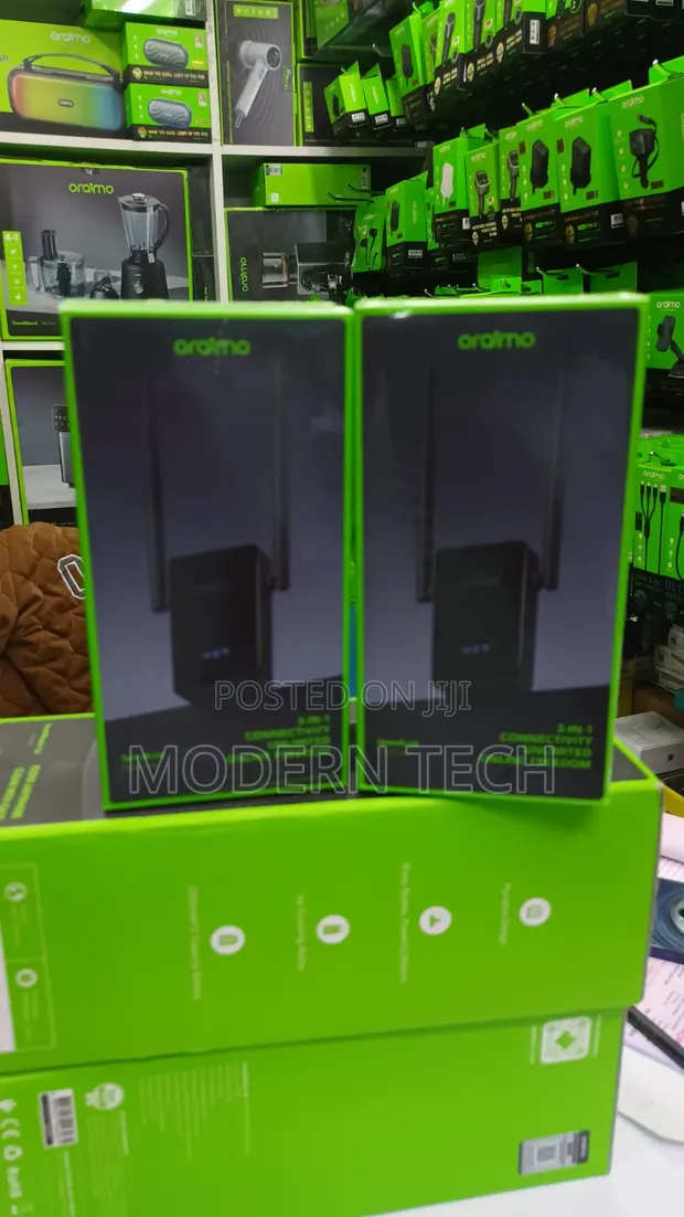 Oraimo SpeedLink WiFi Extender - 300Mbps 3-in-1 Router - 1