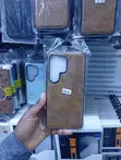 Leather Back Case for Samsung Galaxy S26 Ultra (Brown) - 1