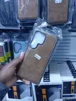 Leather Back Case for Samsung Galaxy S26 Ultra (Brown) - 2
