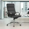 High Back Leather Office Chair - 1