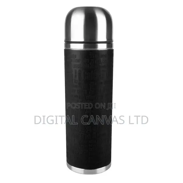 Tefal Senator 1.0L Black Insulated Flask - 1