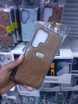 Brown Leather Back Cover for Samsung Galaxy S25 Ultra - 2