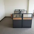Brown Imported 4-Station Office Desk - 3
