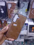 Brown Faux-Leather Back Cover for Samsung Galaxy S24 Plus - 2