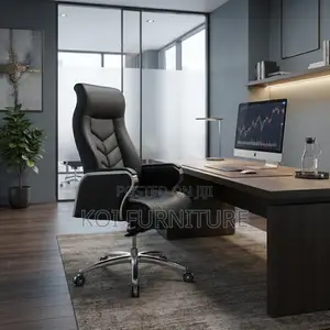 Executive Swivel Function Senior Office Chairs - Black