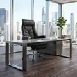 Executive Swivel Function Senior Office Chairs - Black - 4