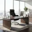 Executive Swivel Function Senior Office Chairs - Black - 5