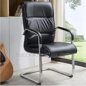 Executive High Back Leather Visitor Chair