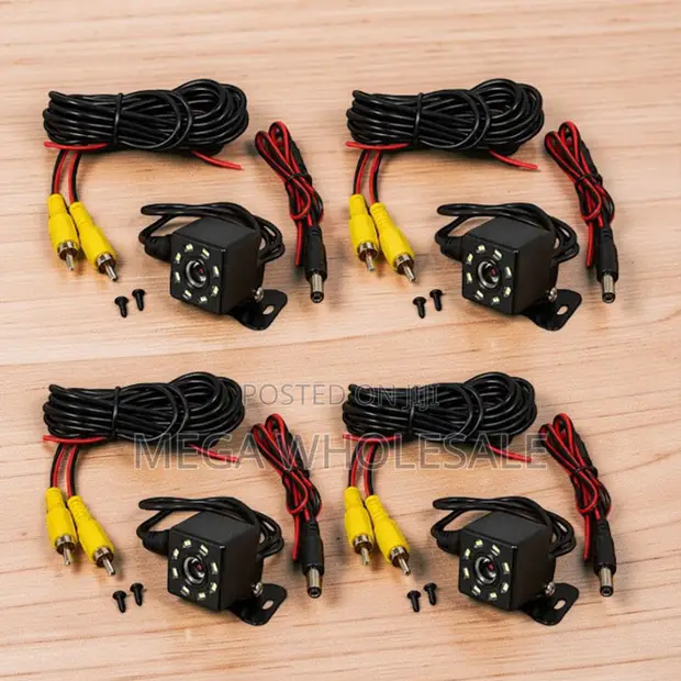 AHD Clear Vision 8 LED Car Rear Reverse Camera - 1