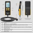 Autool PT620 Digital Engine Oil Pressure Tester Gauge Kit - 2