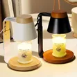 Electric Candle Warmer with Bamboo Base - 1